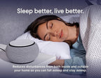 SNOOZ Smart White Noise Machine - Real Fan Inside for Non-Looping Sound, Portable Sleep Aid for Adults, Dogs, Travel, Home, Bedroom, Sleeping, Office Privacy, Therapy, & Baby Registry Essential- Cloud