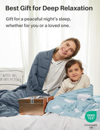 Weighted Idea Weighted Blanket for Adults (Dark Grey,60"x80",17lbs) Cooling Breathable Heavy Blanket with Premium Glass Beads All-Season Soft Thick Comfort