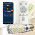 Morning Wake-Up Essential | Smart LED Light Alarm Bulb with Sunrise Sunset Simulation & Natural Sounds, 2-in-1 for Wake-Up & Sleep Aid, App + Remote, 800 Lumens, Perfect for Bedroom Ambiance