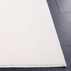 SAFAVIEH Washable Rug Faux Rabbit Fur Shag Collection - 2'3" x 8' Runner, Beige, Slip Resistant & Easy Cleaning, Ideal for Living Room, Hallway, Foyer, Nursery, Bedroom, Boys & Girls Room (FRF100B)