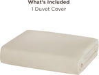 Bedsure Duvet Cover King Size - Only Includes 1 Duvet Cover (104"x90"), Hotel Luxury Soft Double Brushed All Season Bedding for Kids & Adults, Zipper Closure, Linen (No Comforter, No Pillow Shams)