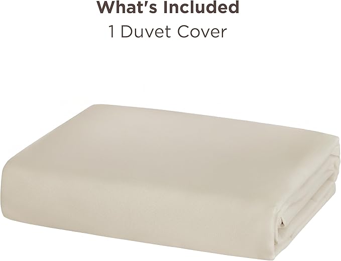 Bedsure Duvet Cover King Size - Only Includes 1 Duvet Cover (104"x90"), Hotel Luxury Soft Double Brushed All Season Bedding for Kids & Adults, Zipper Closure, Linen (No Comforter, No Pillow Shams)