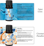 Folkulture Beach Essential Oil Set of 6 | Summer Essential Oils for Diffusers for Home, Humidifiers, Aromatherapy | Neroli, Grapefruit Fragrance Oil for Diffuser, Candle, Soap Making - Summer Vibes