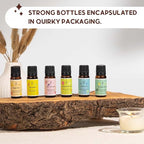 Folkulture Summer Essential Oil Set of 6 | Lemon Essential Oils for Diffusers for Home, Humidifiers, Aromatherapy | Citrus, Coconut, Fragrance Oil for Diffuser, Candle, Soap Making - Summer Vibes
