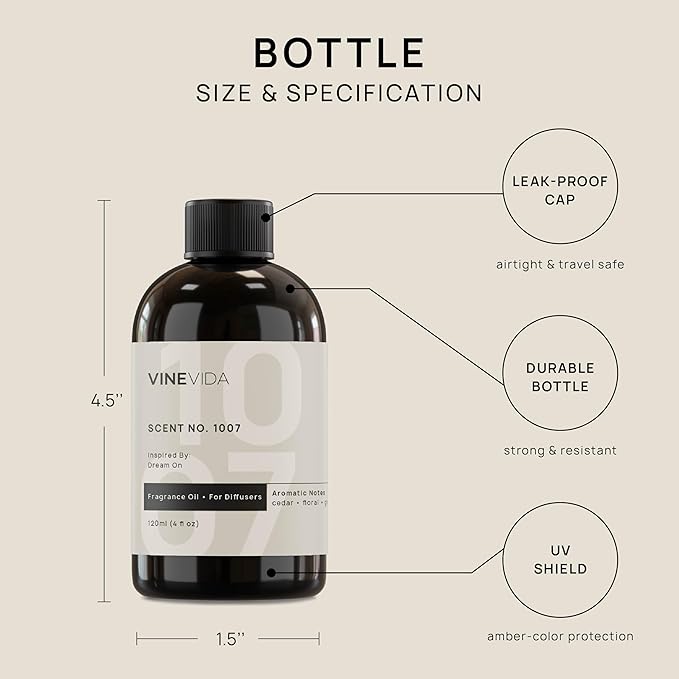 VINEVIDA (4oz) Hotel Fragrance Diffuser Oil - Hotel Scents Diffusers for Home - Cold Air Diffuser Oil - Hotel Scent Essential Oil - Scent No.1007 Inspired by Westin Hotels (Pack of 2)