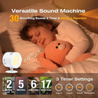 Wall Mounted Light White Noise Sound Machine for Noise Canceling- 30 Soothing Sounds, Motion Sensor & Timers, Sleep Baby Soother, Night Light, 2200mAh Rechargeable Wall Sconce Lamp for Bedroom Nursery