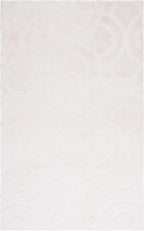 SAFAVIEH Washable Rug Faux Rabbit Fur Shag Collection - 4' x 6', Ivory, Slip Resistant & Easy Cleaning, Ideal for Living Room, Bedroom, Nursery, Boys & Girls Kids Playroom, Dining Space (FRF872A)