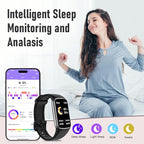 Zeacool Fitness Tracker with 24/7 Heart Rate, Blood Oxygen Sleep Monitor, 123 Sports Modes Calories Smart Watch,IP68 Waterproof Step Counter Activity Trackers Health Pedometer for Women Men