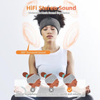 Sleep Headphones Bluetooth 6.0 Headband, 20H Playtime Headband Headphones with HD Stereo Speakers, Sports Wireless Earphones for Side Sleepers Workout Yoga Travel Meditation, Gifts for Women Men