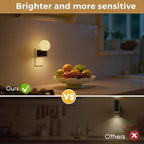 L LOHAS LED Night Lights Plug Into Wall, Plug in Night Light with Light Sensor, 3000K Soft White, 0-100LM Brightness Adjustable, 3D Printing LED Light for Bedroom Birthday Gifts