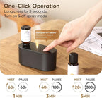 Waterless Diffuser for Home Essential Oil Diffuser, Aromatherapy Diffuser, Portable Scent Diffusers, 3 Mist Modes, Cycle Start for Bedroom, Office Studio 350-700 sq. ft Black