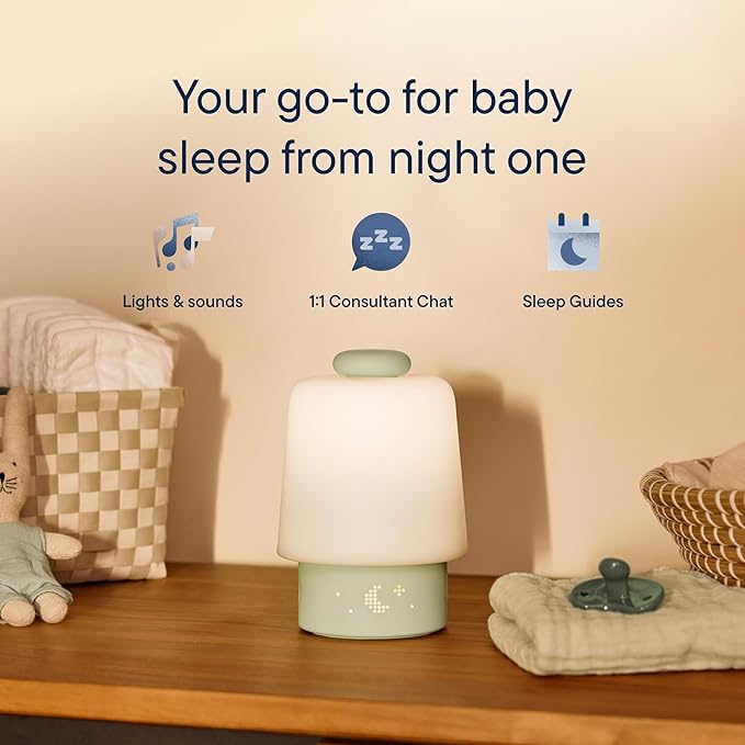 Hatch Baby Sound Machine, Night Light (Mint) | Sleep Support | Registry Essential, Routine Builder, Time-to-Rise Alarm Clock, White Noise, Nursery Stories, Toddler Kids (Wi-Fi)