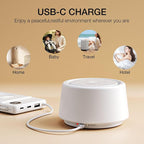 LEICEX White Noise Sound Machine | Sound Machine for Baby Rechargeable | 30 Soothing Sounds | 10 Colors Night Light | White Noise Machine for Sleep Baby Adults Portable Sound Machine for Home Travel