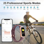 Fitness Tracker with 24/7 Heart Rate, Blood Oxygen Blood Pressure Sleep Monitor, Activity Trackers 5 ATM Waterproof,Step Calorie Counter Pedometer Health Smart Watch for Women Men