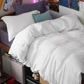 Bedsure Duvet Cover Twin/Twin XL Size - Only Includes 1 Duvet Cover (68"x90"), Hotel Luxury Soft Double Brushed All Season Bedding for Kids & Adults, White (No Comforter, No Pillow Shams)