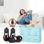 Aromatherapy Essential Oil Set - 3-Piece Essential Oil Set in Three Flavors: Sandalwood, Gardenia, Clove Flower
