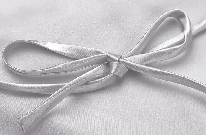 Women's Satin Short Robe Bridesmaid Bride Wedding Party Robes Silky Sleepwear Loungewear