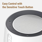White Noise Sound Machine, Adjustable Baby Night Light for Sleeping,14 High Fidelity Sleep Machine Soundtracks,Timer and Memory Feature (White with Power Adapter)