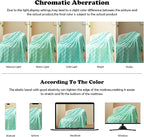NEWCOSPLAY Super Soft Throw Blanket Aqua Premium Silky Flannel Fleece 3D Checkered Lightweight Bed Blanket All Season Use (Aqua Checkered, Throw(50"x70"))