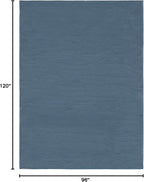 SAFAVIEH Washable Rug Faux Rabbit Fur Shag Collection - 8' x 10', Dark Grey, Slip Resistant & Easy Cleaning, Ideal for Living Room, Bedroom, Dining Space (FRF976H)