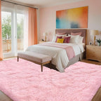 5x7 Area Rugs for Living Room Rug: Soft Fluffy Shag Pink Rugs for Bedroom, Non-Slip Large Fuzzy Plush Rug Indoor Floor Carpet for Nursery Kids Boys Girls Room, Dorms, Playroom, Modern Home Decor
