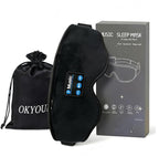 2026 New Sleep Headphones Pro | Built-in White Noise Sleep Mask,75g Ultra-Light Bluetooth Eye Mask for All Face Shapes, Zero-Pressure Fit, Breathable Bamboo, 100% Blackout for Deep Sleep & Travel