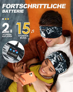 LC-dolida Sleep Headphones Bluetooth 5.4, Headband Earphones Wireless, Sleep Mask for Sleeping, Sports, Gifts, Workout, Jogging, Yoga,Insomnia, Air Travel, Meditation