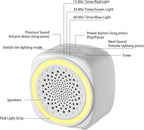 Portable Sound Machine for Baby Sleep, 26 White Noise Sound Machine, 9 Color, Timer & Memory Function White Noise Sound Machine for Baby Adults, Office, Privacy Hotel (Mini)