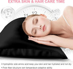 Mulberry Silk Pillow Cases 2 Pack King Size 20x36 Inches with Hidden Zipper, Ultra Smooth and Soft Breathable Cooling Silk Satin Pillowcase Set of 2, Better for Hair and Skin, Gifts for Women Men