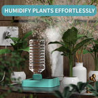Travel Humidifier, Portable Small Humidifier for Plants, Bedroom, Office, Hotel or Car, 5000mAh Battery Operated Mini Cool Mist Humidifiers, Quiet 23dB, Auto-off, Night Light & BPA-Free, Green