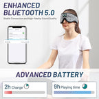 Sleep Mask with Bluetooth Headphones, Boodlab Bluetooth Eye Mask for Sleeping, Washable Sleeping Headphones, Cool Tech Gadgets Unique Gift for Valentine's Father's Mother's Day Birthday Christmas