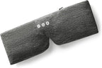 ALASKA BEAR Headphone Cotton Headband Bluetooth 5.2 HD Stereo Noise Reduction Eye Contour Built-in Cotton Sleep Mask with Thin Speakers Wireless Audio Sound Sports Headgear(Cool Gray)