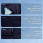 Topcee Weighted Blanket for Adults (20 lbs, 60" x 80") Queen Size Soft Cooling Heavy Blanket Sleeping, Apply to 190-210 lbs Body, Thick Breathable Blanket with Glass Bead, Easy Care
