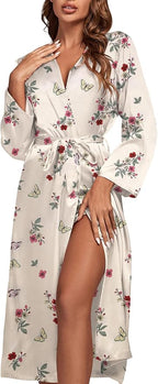 OPOIPIN Women's 3 Piece Pajama Set Sexy Cami Top and Shorts with Robe Sleepwear Loungewear Set