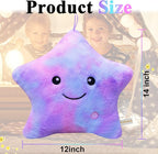 LED Night Light Up Star Pillows for Kids Pillows Girls Boys Childrens Daughter Girlfriend Plushie Birthday Christmas, Creative Glowing Stuffed Animal Toys Plush Pillows Colorful