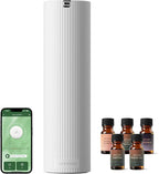 Aromadd Scent Diffuser Starter Kit – Waterless Essential Oil Diffuser for Home, 1500 Sq.Ft Coverage Scent Air Machine, Smart Auto Mode Hotel Collection Diffuser with Cold Air Tech (White)