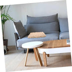 0.35kg Handmade Chunky Knit Throw Blanket Soft Cozy Large Breathable Knit for Sofa Chair Bed Stylish Nordic Design Beige