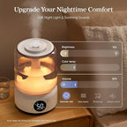 LEVOIT Smart Humidifiers for Bedroom, 4.2L Top Fill for Large Room with 42H Runtime, Dishwasher Safe Easy to Clean, 21dB Cool Mist for Baby, Plants, APP/Voice Control, Scene Mode With Light & Music
