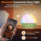 Thybro Light Sunrise Alarm Clock: 10-60 Mins Gradual Sunrise & Natural Sounds Gentle Wake up for Heavy Sleepers - 3-Step Easy Setup with Dual Alarms - 30 Sleep Sounds White Noise Machine