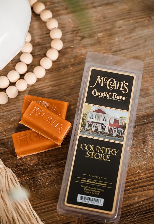 McCall’s Candles | Campfire | Scented Wax Melt | Smoky Cedarwood, Glowing Embers & Crisp Night Air | 6-Piece Break-Apart Bar | 12–24 Hours Per Wedge | Poured in the USA | 5.5 oz