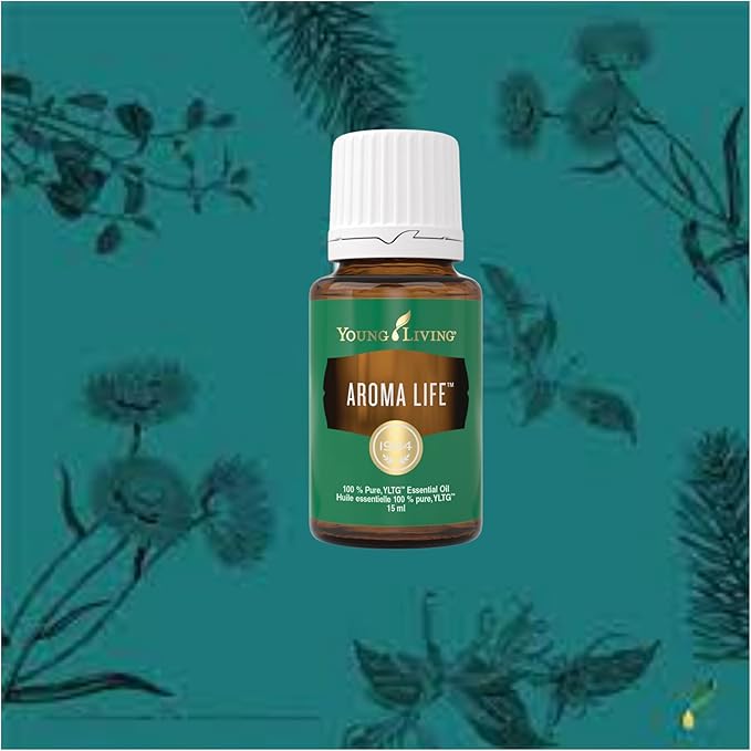 Young Living Aroma Life Essential Oil Blend | 15 ml | Ideal for Massage & Aromatherapy Diffusers | Calming Herbal Scent for Relaxation & Tranquility | Self-Care & Wellness Ritual