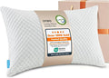 UYWO Cooling Memory Foam Pillows Firm and Soft, Standard Size 1 Pack, Original Adjustable Pillows for Side, Back or Stomach Sleepers with Removable Washable Cover