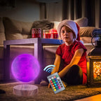 VGAzer Levitating Moon Lamp, Floating and Spinning 3D Moon Light 16 Colors Model ,Gifts for Women,Thanksgiving Christmas Gifts for Kids,Friends