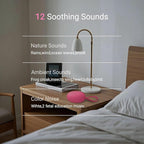 Portable Baby Sound Machine [White Noise for Babies Kids Adults][Timer Function][12 Soothing Sounds] 15 Hours Battery Life, Travel,Registry Gift,Shower,Clips on Baby Stroller.Rose