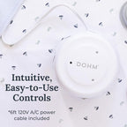 Yogasleep Dohm Uno 2 Pack White Noise Sound Machine, Real Fan Inside for Non-Looping White Noise, Sleep Aid, Office Privacy & Meditation for Adults & Baby, Registry Gift (White)