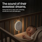White Noise Machine for Baby & Adults with 21 Relaxing Sounds & Adjustable Night Light, Rechargeable & Portable Sleep Aid for Home & Travel