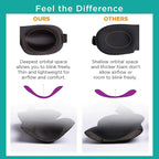 Bucky 40 Blinks No Pressure Eye Mask for Travel & Sleep