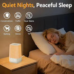 10-60 Mins Simulate Sunrise Alarm Clock: Gentle Wake Up Light with 12 Brightness, 30 Volume, Bright & Loud Enough for Heavy Sleepers - White Noise Machine with 30 Soothing Sounds, Ease of Use