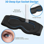 Sleeping Eye Mask with Headphones, Wireless Bluetooth 5.4 Sleep Mask for Men Women, Sleeping Headphones for Side Sleepers, Cool Gadgets Gifts