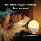 Sunrise Alarm Clock Wake Up Light, White Noise Machine Sleep Aid with 8 Soothing Sounds, Bluetooth Speaker & 10 Color RGB Atmosphere Lights, Dual Alarms, Dimmable Natural Light for Bedroom